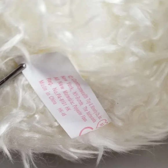 Commonwealth White Bunny Long Floppy Ears Plush Stuffed Animal Easter Bow 20" - Picture 11 of 13